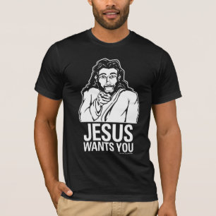 イエス・キリストはほしいと思います(黒) Tシャツ