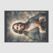 イエス・キリストはみんなのために祈っています 薄葉紙 (正面)