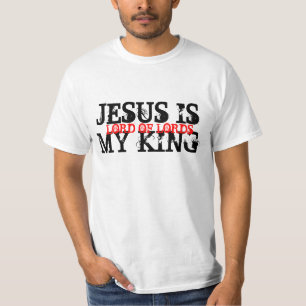 イエス・キリストはより完全なKedenによって私の王行います Tシャツ