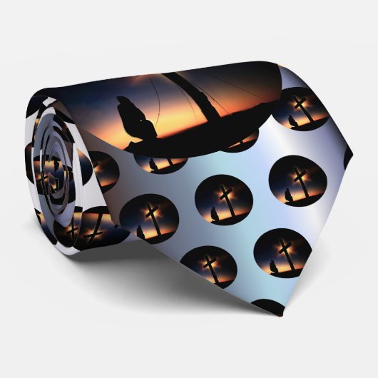 イエス・キリストはりつけの十字 ネクタイ (ロール)