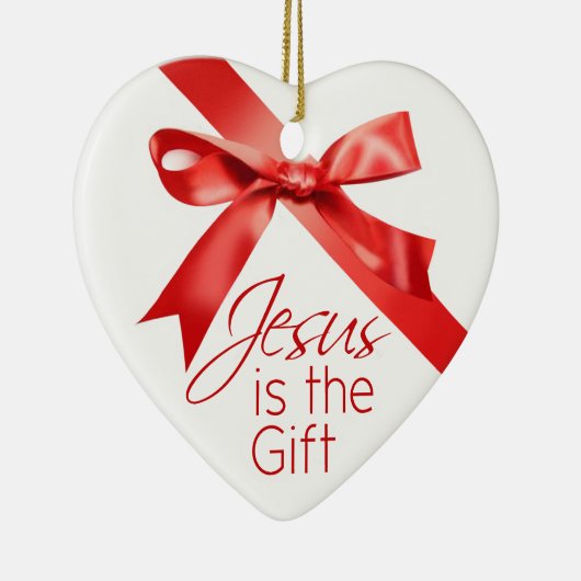 イエス・キリストはギフトのクリスマスのオーナメントです セラミックオーナメント (右)
