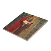 イエス・キリストはドアでたたきます タイル (側面)