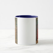 イエス・キリストはドアでたたきます マグカップ (中央)