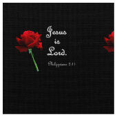 イエス・キリストは主ですFabric ファブリック (クローズアップ)