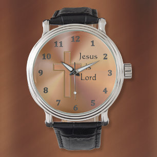 イエス・キリストは主の男性へのパーソナライズですCross Watches 腕時計