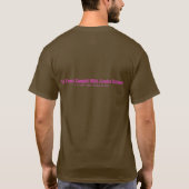 イエス・キリストは何を食べますか。 Tシャツ (裏面)