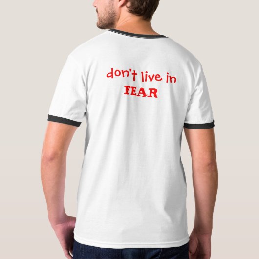 イエス・キリストは共産主義者でした Tシャツ (裏面フル)
