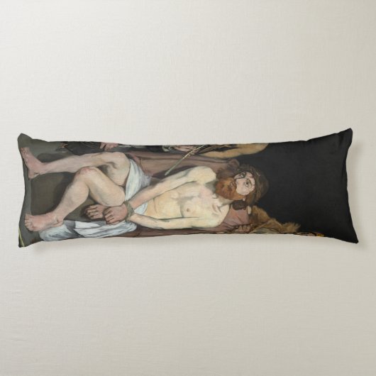 イエス・キリストは兵士によってエドワールManet欺きました ボディピロー (裏面)