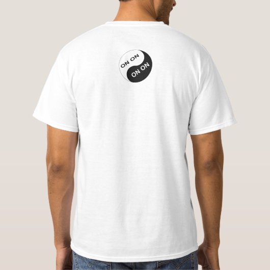 イエス・キリストは切り刻むことを行くことができません Tシャツ (裏面)