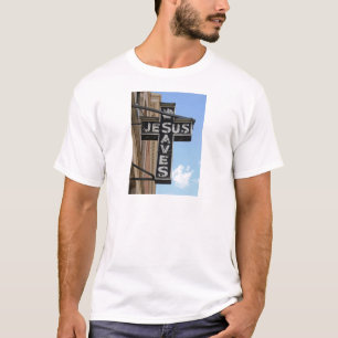 イエス・キリストは印を救います Tシャツ