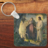 イエス・キリストは墓の近くに立ち上がりMLグレア キーホルダー (正面)