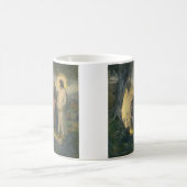 イエス・キリストは墓の近くに立ち上がりMLグレア コーヒーマグカップ (中央)