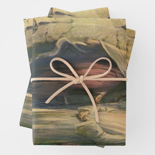 イエス・キリストは墓の近くに立ち上がりMLグレア ラッピングペーパーシート (インサイチュ)
