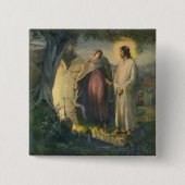 イエス・キリストは墓の近くに立ち上がりMLグレア 缶バッジ (正面)