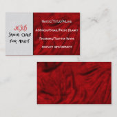 イエス・キリストは大人のためのサンタです 名刺 (正面/裏面)