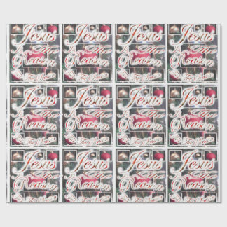 イエス・キリストは季節の包装紙の理由です ラッピングペーパー