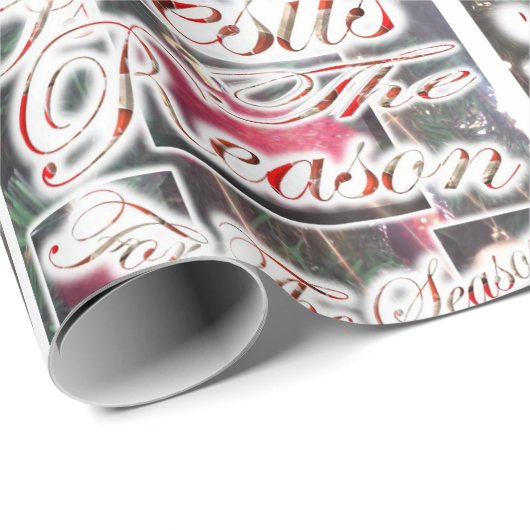 イエス・キリストは季節の包装紙の理由です ラッピングペーパー (ロールコーナー)