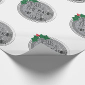 イエス・キリストは季節の理由です ラッピングペーパー (角)