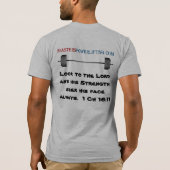 イエス・キリストは実質Power1です Tシャツ (裏面)