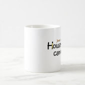 イエス・キリストは家事が待つことができることを言いました コーヒーマグカップ (中央)