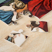 イエス・キリストは幼い子供を愛します ジグソーパズル (側面)