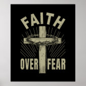 イエス・キリストは恐怖で信仰を越える ポスター (正面)