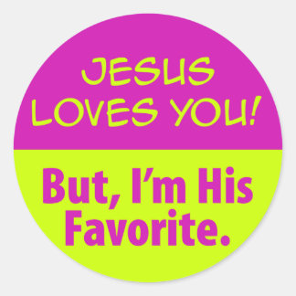 イエス・キリストは愛します! ラウンドシール