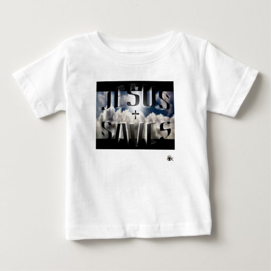イエス・キリストは救います ベビーTシャツ (正面)