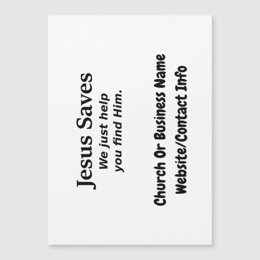 イエス・キリストは救います-私達はちょうど彼を見つけるのを救済します (正面)