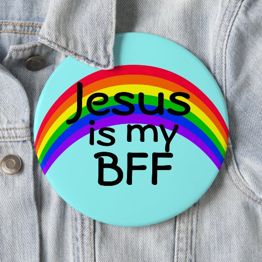 イエス・キリストは永久に私の親友です 缶バッジ (インサイチュ)