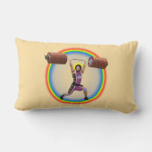 イエス・キリストは清浄とジャークを行う ランバークッション (裏面)