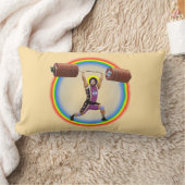 イエス・キリストは清浄とジャークを行う ランバークッション (ブランケット)