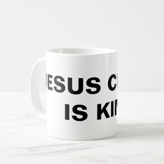 "イエス・キリストは王である"クラシック・マグ コーヒーマグカップ (正面左)