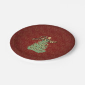 イエス・キリストは理由のクリスチャンのクリスマスです ペーパープレート (アングル)