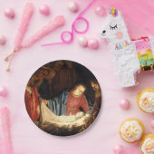 イエス・キリストは生まれクリスマスに来ている ペーパープレート (パーティー)