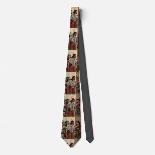 イエス・キリストは盲人を癒す ネクタイ (正面)