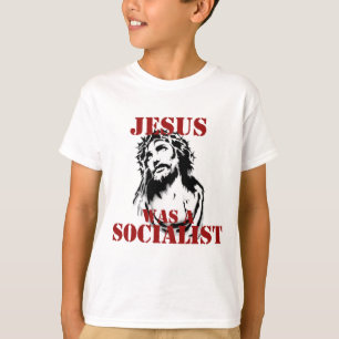 イエス・キリストは社会主義者でした Tシャツ