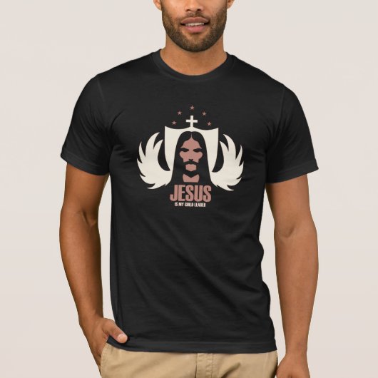 イエス・キリストは私のギルドのリーダーです Tシャツ (正面)