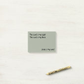 イエス・キリストは私の主4 x 3です後it® Notes ポストイット (デスク上)