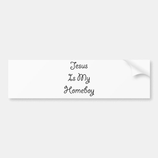 イエス・キリストは私の同郷人です バンパーステッカー (正面)