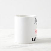 イエス・キリストは私の命の恩人です コーヒーマグカップ (中央)