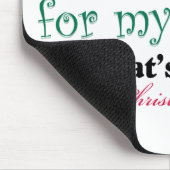 イエス・キリストは私の季節の理由です マウスパッド (コーナー)