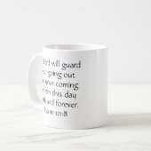 イエス・キリストは私の救命具のマグです コーヒーマグカップ (正面左)