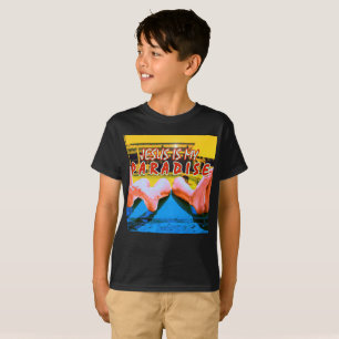イエス・キリストは私の楽園のワイシャツです Tシャツ