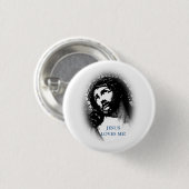 イエス・キリストは私をボタン愛します 缶バッジ (正面&裏面)