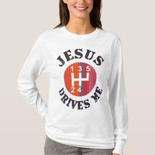 イエス・キリストは私を女性のキリスト教のフード付きスウェットシャツ Tシャツ