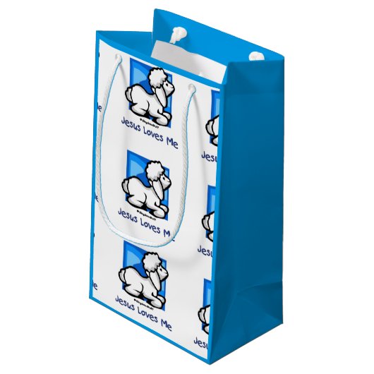 イエス・キリストは私を子ヒツジ愛します スモールペーパーバッグ (裏面アングル)