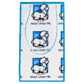 イエス・キリストは私を子ヒツジ愛します スモールペーパーバッグ (正面)