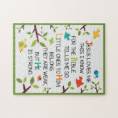 イエス・キリストは私を愛します ジグソーパズル (横)