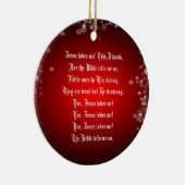 イエス・キリストは私を愛します セラミックオーナメント (右)